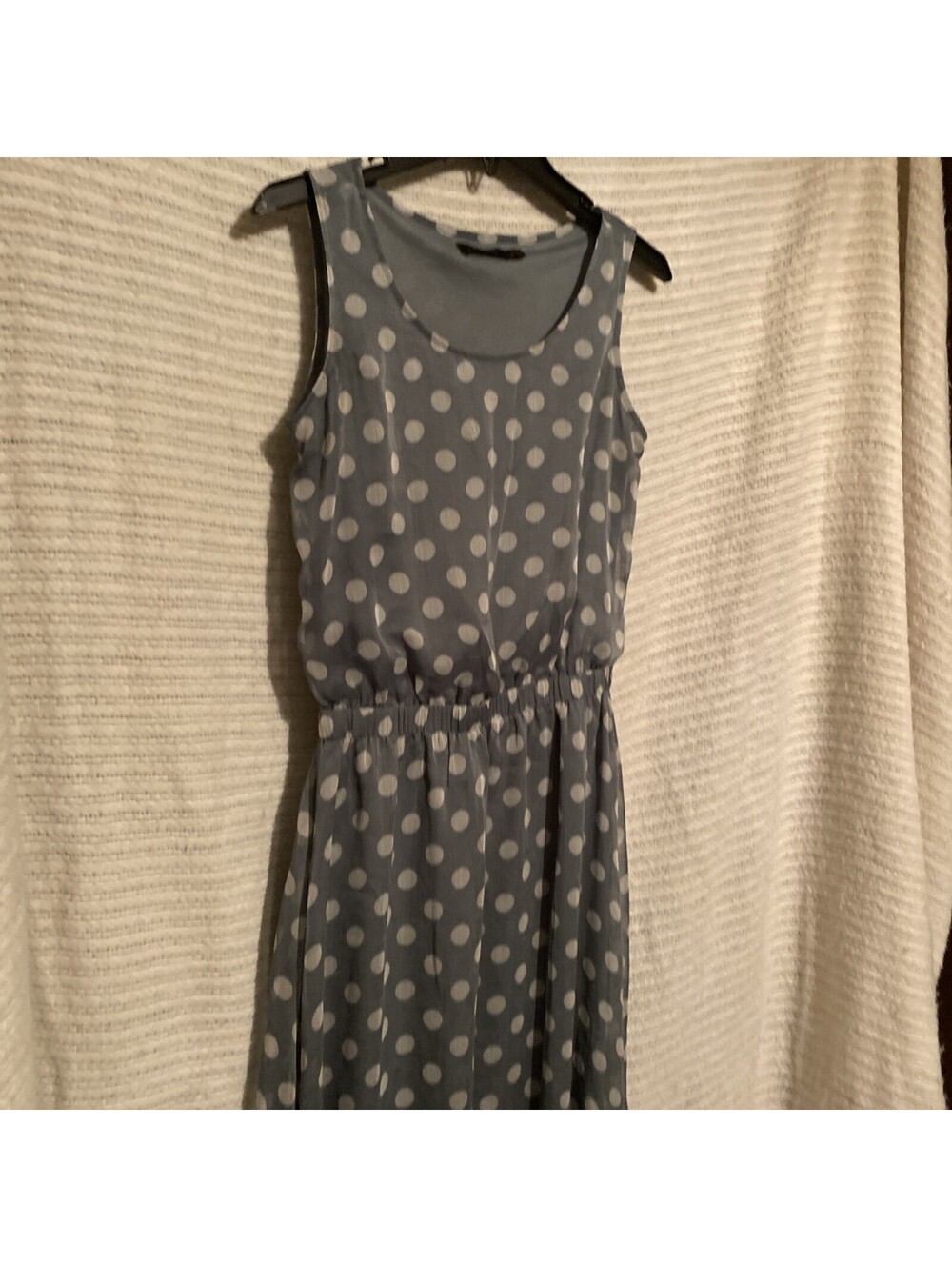 The Limited Size Small Sleeveless Polka Dot Midi Dress Size XS